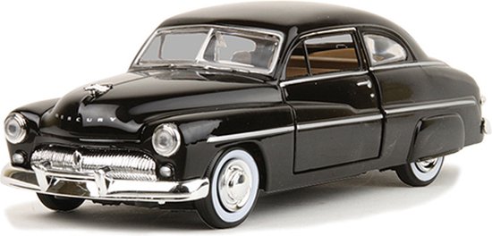 Motormax Mercury Coupe 1949 - modelauto - schaalmodel - 1:24 - zwart van Motormax