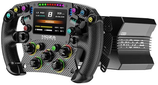 Moza Racing R12 V2 + FSR2 Formule Stuurwiel Bundle – 12 Nm Direct Drive + 280 mm Touchscreen - PC van Moza Racing