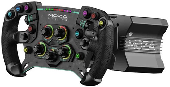 Moza Racing R12 V2 + GS V2P Stuurwiel Bundle - 12 Nm Direct Drive + 300 mm GT‑wiel - PC van Moza