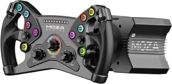 MOZA Racing R12 V2 + KS Stuurwiel Bundel - Kracht en Precisie voor Serieuze Simracers - PC van Moza Racing