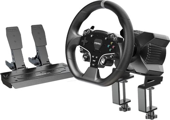 Moza Racing R3 bundle - R3 Direct Drive stuurbasis - ES stuurwiel - SR-P Lite Pedal Set -PC - XBOX ONE/S/X van Moza Racing