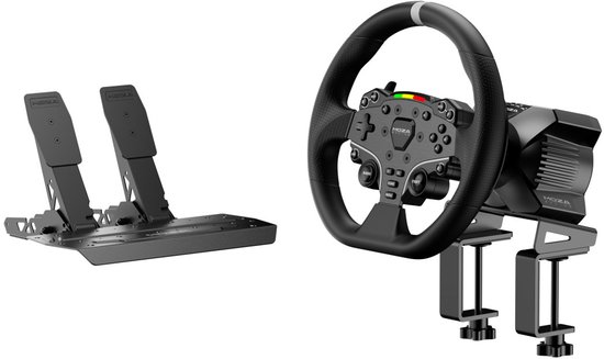 Moza Racing R3 Bundle voor PC - Direct Drive Racestuur + Pedalen - 3.9Nm - Sim Racing Set van Moza Racing