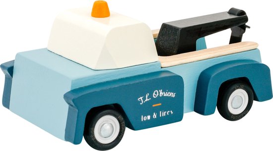 Mr. Dendro - Houten speelgoed takelwagen - Grote speelgoed auto 12,5cm van Mr. Dendro