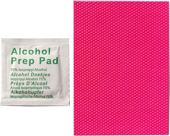 Muis Anti-slip - Grip Skins - Gaming Prestaties - Zweetabsorberend - 98x68mm - Rood