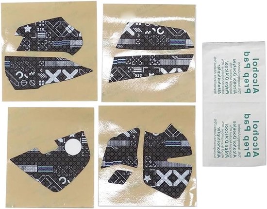 Muis Anti-slip Stickers - Grip Tape Pads - Gaming Comfort - Zweetbestendig Ontwerp - 18 x 12 x 1 cm