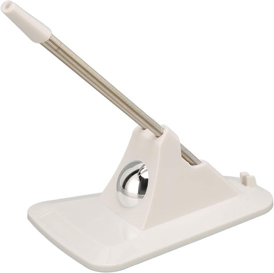 Muis Bungee - Kabelhouder Muis - Gaming Stabiliteit - Roestvrijstalen Arm - 14 x 9 x 8 cm - Wit van Merkloos