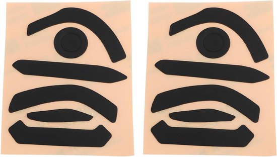 Muis Voeten Pads - Muis Stickers - Soepele Bediening - PTFE Materiaal - 2 Sets - Zwart van Merkloos