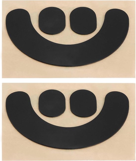 Muis Voeten Vervanging - Muis Skatez - Gaming Stabiliteit - Antislip Rubber - 2 stuks - Zwart
