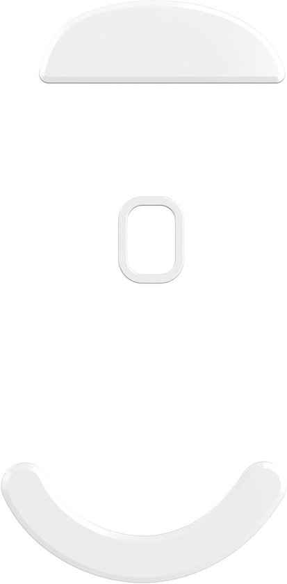 Muis Voetjes - Glijders - Gaming Prestaties - 100% Puur PTFE - 0.6mm Dikte - Wit