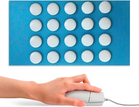 Muisstickerpads - Muisvoetjes Glide Stickers - Verbeterde precisie - Ultraglad glijden - 20 stuks - Zwart