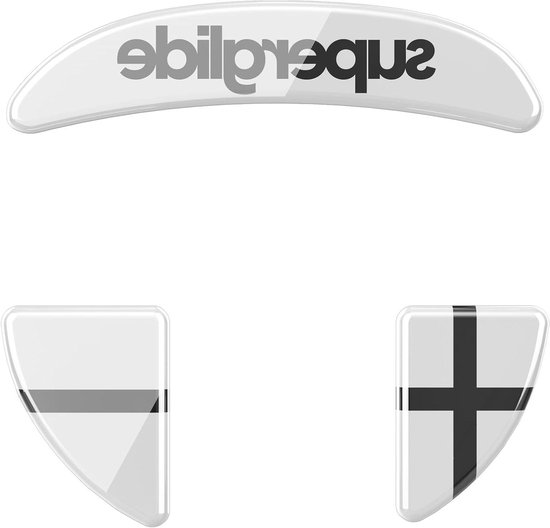 Muisvoeten Vervanging - Gladde Zolen - Gaming Precisie - Glas Materiaal - 20 Gram - Zwart