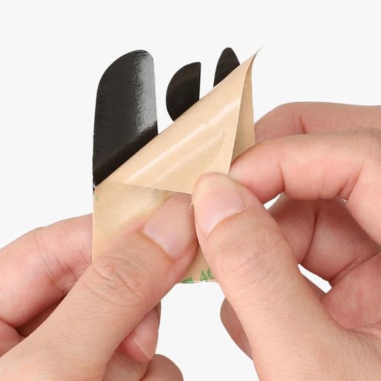 Muisvoetjes Reserveonderdelen - Glijders Stickers - Verbeterde Precisie - Nauwkeurig Gesneden - Zwart van Merkloos