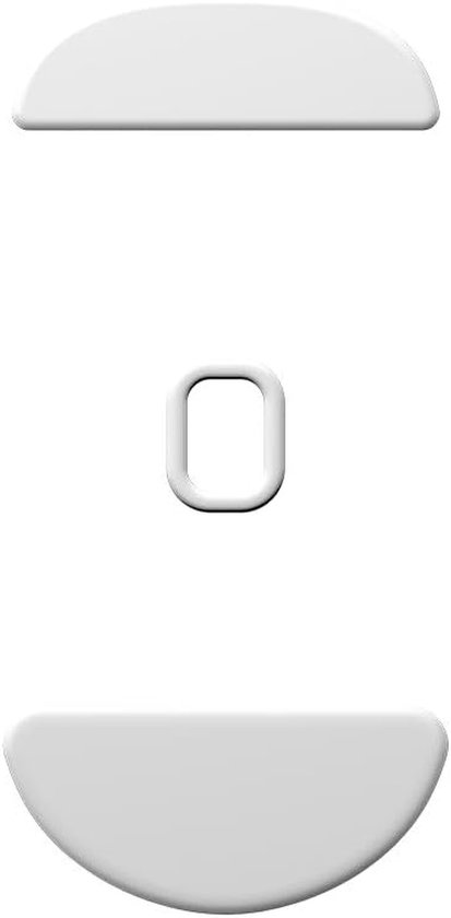 Muisvoetjes Set - Glider Pads - Soepele Gaming - 100% Puur PTFE - 0.6mm Dik - Wit