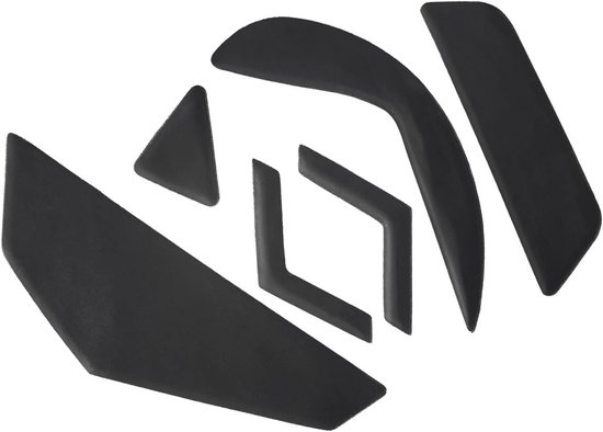 Muisvoetjes Vervanging Set voor Gaming Muis - 0.6mm Gebogen Randen - Betere Precisie en Glijding (6 Stuks) van Merkloos