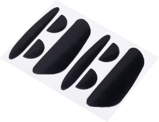 Muisvoetpads - Muisglijders - Gaming Muis - Glad Glijden - 11x4.29x0.1 cm - Zwart van Merkloos