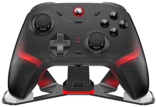 Multiplatform Draadloze Controller met Elektromagnetische Joysticks en Hall Effect Triggers - 6-as Gyro Gamecontroller voor Switch/PC/iOS/Android/Steam van Merkloos