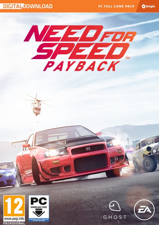 Need for Speed Payback - Windows - Code in a Box van Electronic Arts