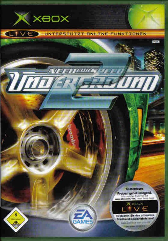 Need for Speed Underground 2-Duits (Xbox) Gebruikt van Electronic Arts