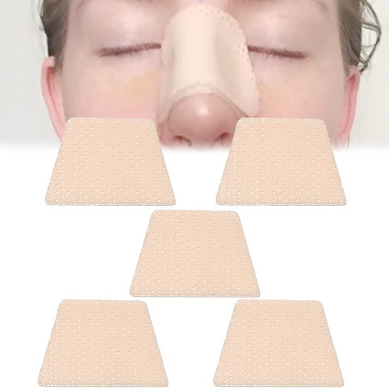 Neusspalken - Neus Externe Ondersteuning Protector voor Neus Brace Brectuur, Rhinopla-sty Septopla-sty, ENT, Orthop-edische Immob-ilization, 5 PCS (L)