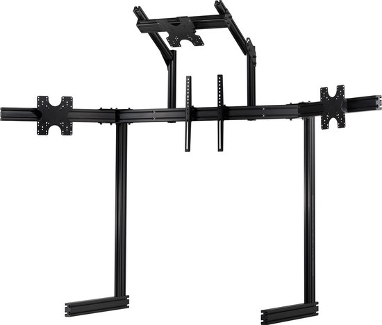 Next Level Racing - Elite Free Standing Quad Monitor Stand - Black van Next Level Racing