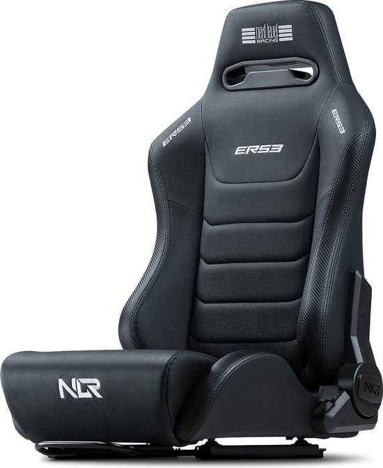 Next Level Racing - ERS3 Elite Verstelbare Racestoel - Ergonomisch - PU leer - Zwart van Next Level Racing