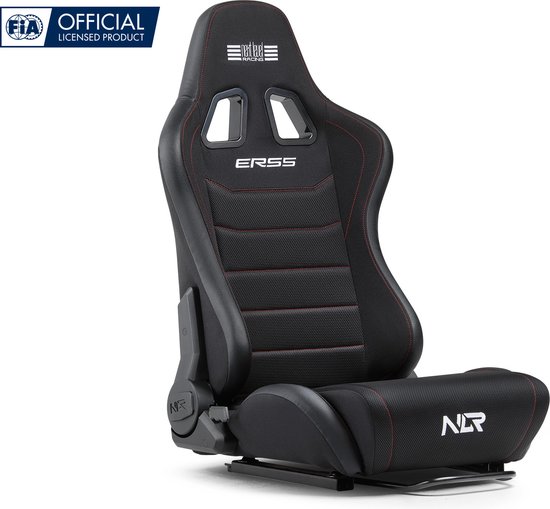 Next Level Racing - ERS5 Elite Racing Stoel - Verstelbare Rugleuning - Stof & Simaero Mesh - Zwart van Merkloos