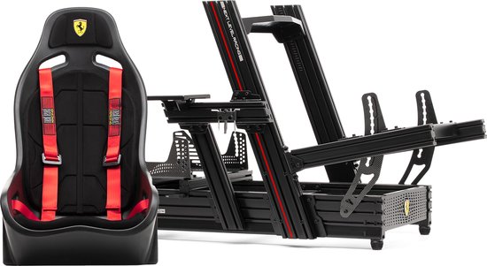Next Level Racing - F-GT Elite 160 Scuderia Race Cockpit + Elite ES1 Seat Scuderia Ferrari Edition van Merkloos