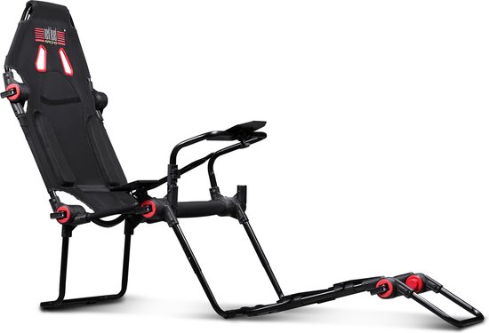 Next Level Racing F-GT Lite - Racestoel Cockpit - Compatibel met Logitech G29/G920, Thrustmaster & Fanatec van Next Level Racing