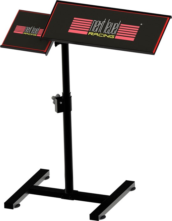 Next Level Racing - Free Standing Keyboard + Mouse Tray - Verstelbaar - Zwart/Rood van Next Level Racing
