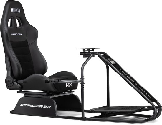 Next Level Racing - GTRacer 2.0 Cockpit - Verstelbare Pedalen - Handremsteun - Zwart van Next Level Racing