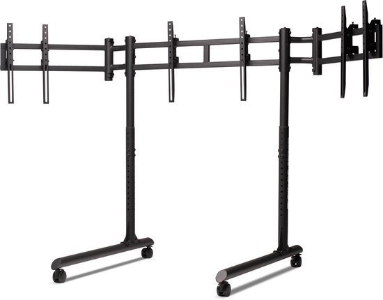 Next Level Racing - Vrijstaande Triple Monitor Standaard - Max 43 inch van Merkloos