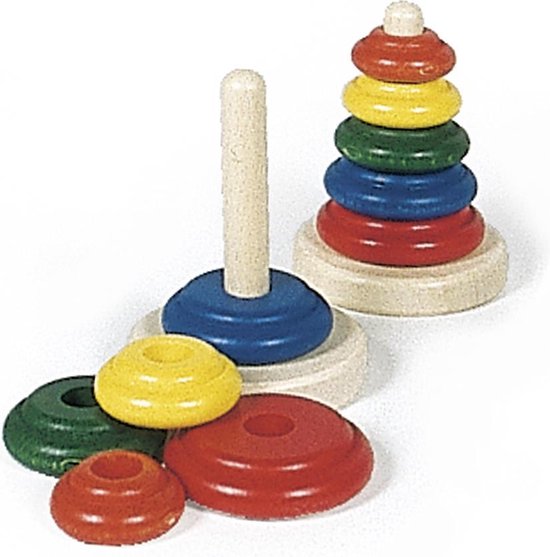 nic houten speelgoed Classic - Stecksäule van Nic