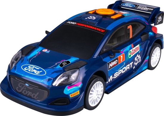 Nikko M-Sport Boost Mode Ford Puma Rally speelgoedauto 25 cm - Licht & geluid - Drift effect - vanaf 3 jaar van Merkloos