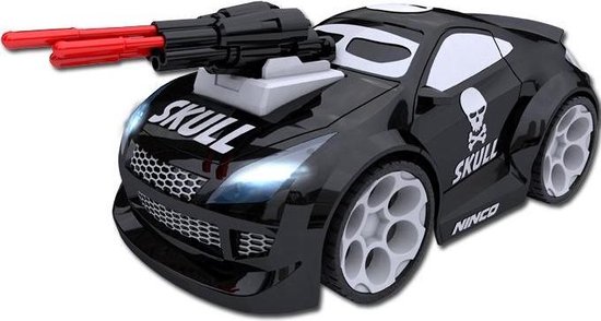 Ninco Racers Watch Car Skull 20 Cm Zwart van Ninco