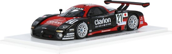 Nissan R390 GT1 Spark Modelauto 1:43 1997 Martin Brundle / Jörg Müller / Wayne Taylor Nissan van Nissan