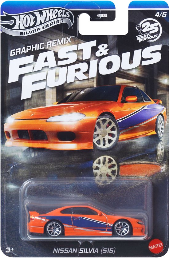 Nissan Silvia S15 | Fast & Furious | 1:64 HotWheels JBY48 van Merkloos