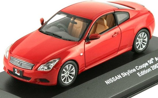Nissan Skyline Coupe 50th Anniversary Edition 2007 - 1:43 - J-Collection van Nissan