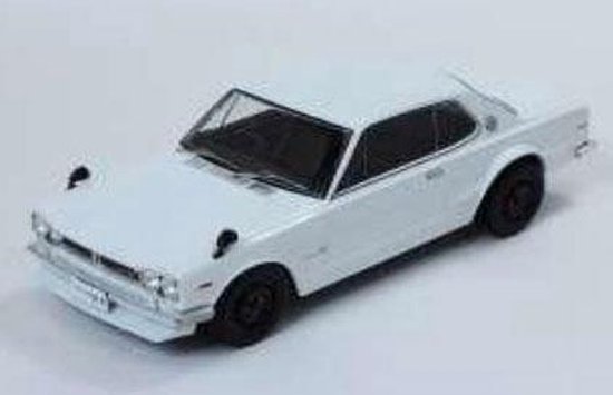 Nissan Skyline GT-R-KPGC10 (wit) modelauto - Triple 9 1:18 van Triple 9