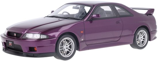 Nissan Skyline R33 GT-R V-Spec modelauto 1:18 OttoMobile OT1138 Midnight Purple van Merkloos