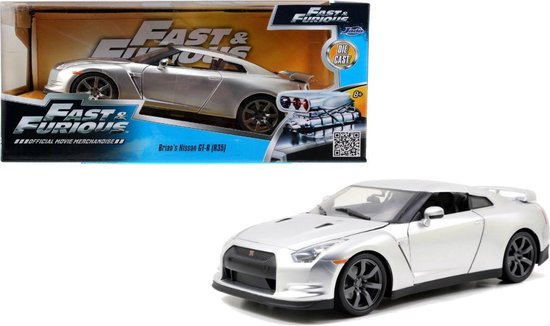 Nissan Skyline R35 GTR The Fast And The Furious modelauto 1:24 van Nissan