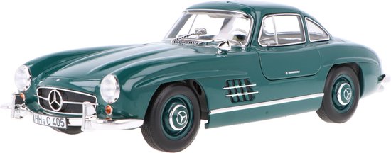 Norev Mercedes 300SL Schaalmodel - Die-Cast in Groen - 1:18 - 183851 van Merkloos