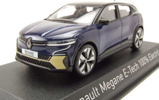 Norev - Renault Megane E-Tech 100% Blauw - Schaal 1:43 van Norev