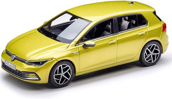 Norev Volkswagen Golf VIII 2020 - Lemon Yellow Diecast modelauto van Norev
