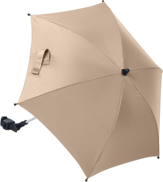 Novi Baby® Universeel Parasol - Sand Melange - voorzien van een klem voor bevestiging - met UV-coating 50+ van Novi Baby®