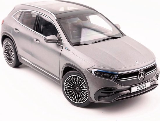NZG Mercedes-Benz EQA (H243) Mountain Grijs 1:18 van Merkloos