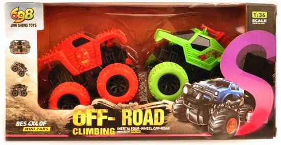 Off-Road 4x4 Auto 2 Stuks van Powerplus Junior