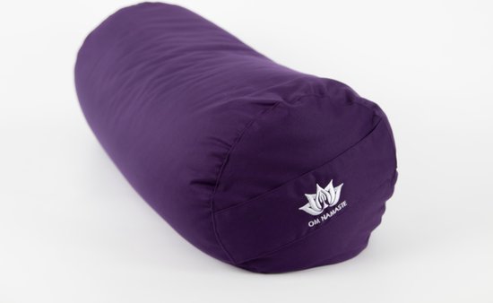 Om Namaste Bolster XL Paars Yogabolster - Gevuld met Boekweitkaf - ongeveer 5,5kg van Om Namaste