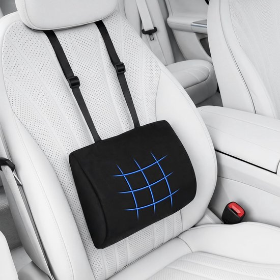 Omgoods - Ergonomisch Rugsteunkussen voor Auto en Bureaustoel