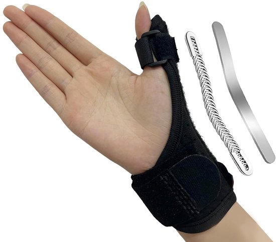 omkeerbaar, duimbrace, duimbrace met twee metalen spalken voor carpale kanaal, artritis, tendinitis en verstuikingen (rechter- of linkerhand)