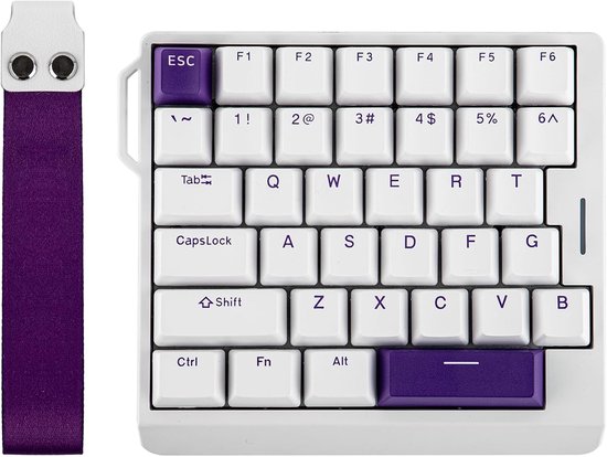 One Hand Hall Effect Gaming Toetsenbord met 8K Polling, 0.125ms Reactietijd en RGB Verlichting voor PC/Mac